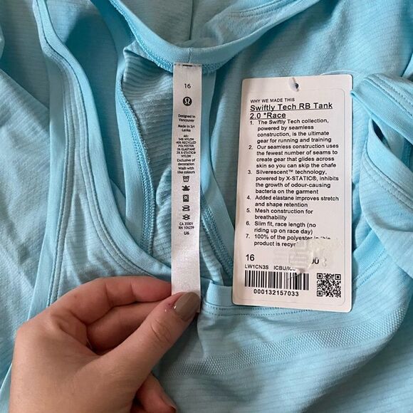 Swiftly Tech Racerback Tank Top 2.0 
Race Length - Picture 6 of 7